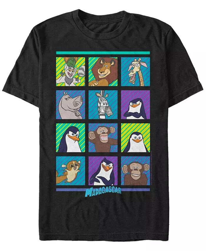 Мужская футболка с коротким рукавом и принтом персонажей Мадагаскара Fifth Sun, черный
Мужская футболка с коротким рукавом и принтом персонажей Мадагаскара Fifth Sun, черный