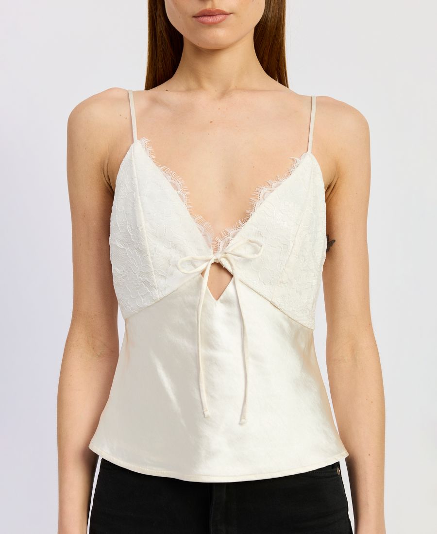 Женская майка Rey без рукавов с V-образным вырезом En Saison, Ivory
Женская майка Rey без рукавов с V-образным вырезом En Saison, Ivory