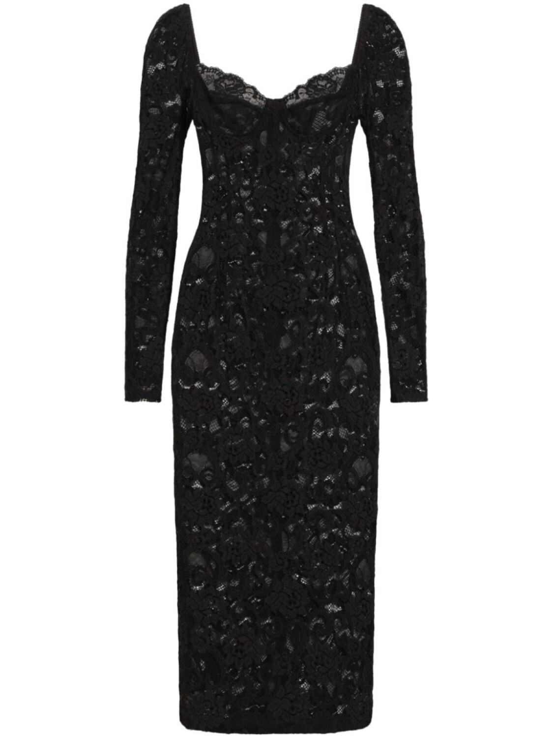 Длинное кружевное платье Dolce & Gabbana, черный
Длинное кружевное платье Dolce & Gabbana, черный