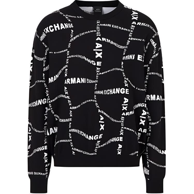 ARMANI EXCHANGE AE SS23 вязаный свитер мужской black
ARMANI EXCHANGE AE SS23 вязаный свитер мужской black