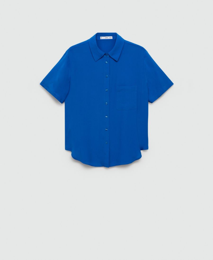 Женская рубашка с коротким рукавом MANGO, Blue
Женская рубашка с коротким рукавом MANGO, Blue