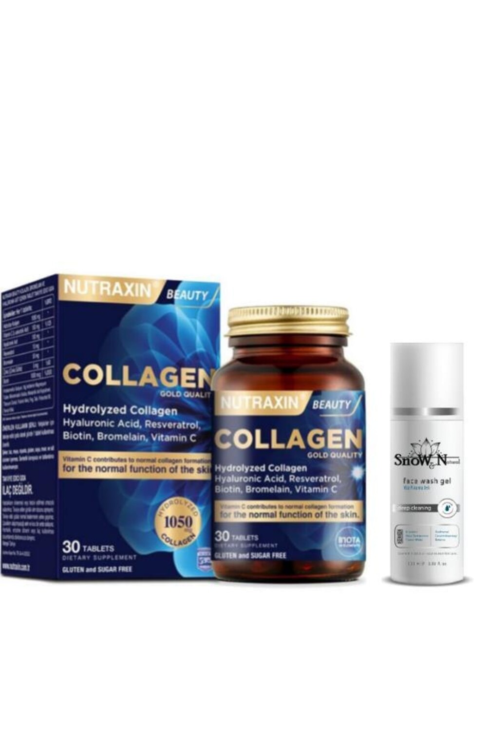 Nutraxin Collagen Hydrolyzed Collagen 30 таблеток + очищающий гель для лица 100 мл подарок
Nutraxin Collagen Hydrolyzed Collagen 30 таблеток + очищающий гель для лица 100 мл подарок