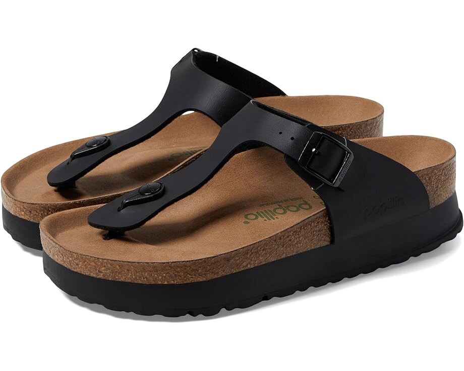 Сандалии Birkenstock Papillio by Birkenstock Gizeh Platform Sandal - Vegan, черный
Сандалии Birkenstock Papillio by Birkenstock Gizeh Platform Sandal - Vegan, черный