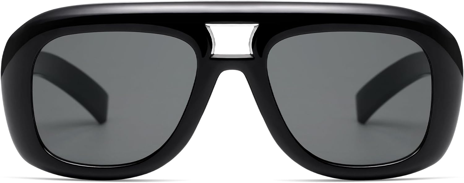 Солнцезащитные очки-авиаторы SOJOS в стиле ретро, увеличенного размера, для женщин и мужчин, модные винтажные квадратные очки-авиаторы 90-х годов SJ2688, Black Frame Grey Lens
Солнцезащитные очки-авиаторы SOJOS в стиле ретро, увеличенного размера, для женщин и мужчин, модные винтажные квадратные очки-авиаторы 90-х годов SJ2688, Black Frame Grey Lens