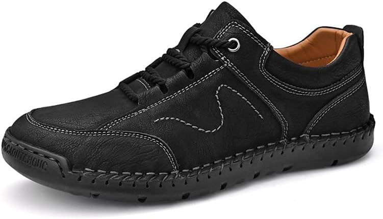 Мужские кроссовки Классическая кожа Мужская повседневная обувь Ретро спортивные ходовые туфли для мужчин Обувь для активного отдыха и походов Мягкие тренеры 3 цвета Sfwarmart, черный
Мужские кроссовки Классическая кожа Мужская повседневная обувь Ретро спортивные ходовые туфли для мужчин Обувь для активного отдыха и походов Мягкие тренеры 3 цвета Sfwarmart, черный