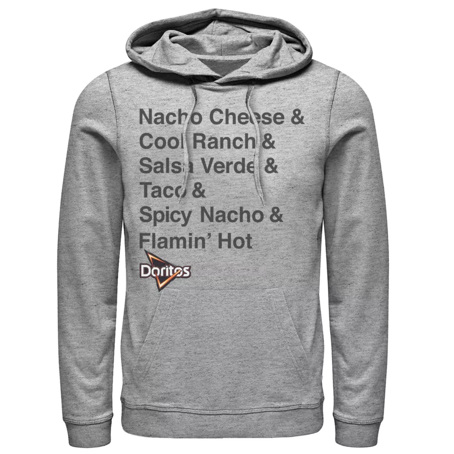 Мужская толстовка с капюшоном Doritos Tortilla Chips Flavors Licensed Character
Мужская толстовка с капюшоном Doritos Tortilla Chips Flavors Licensed Character