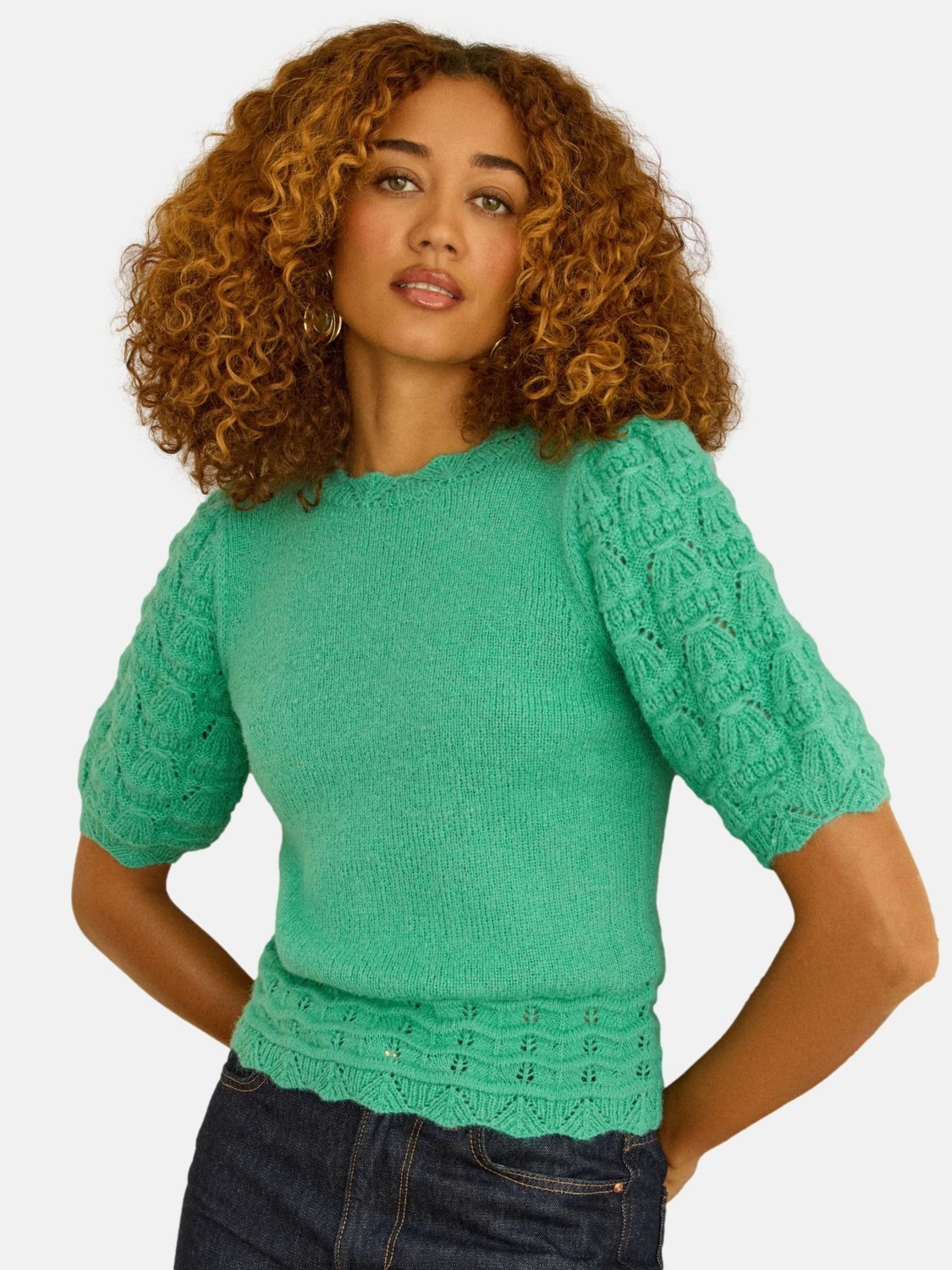 Love & roses Свитер в зеленом цвете
Love & roses Свитер в зеленом цвете