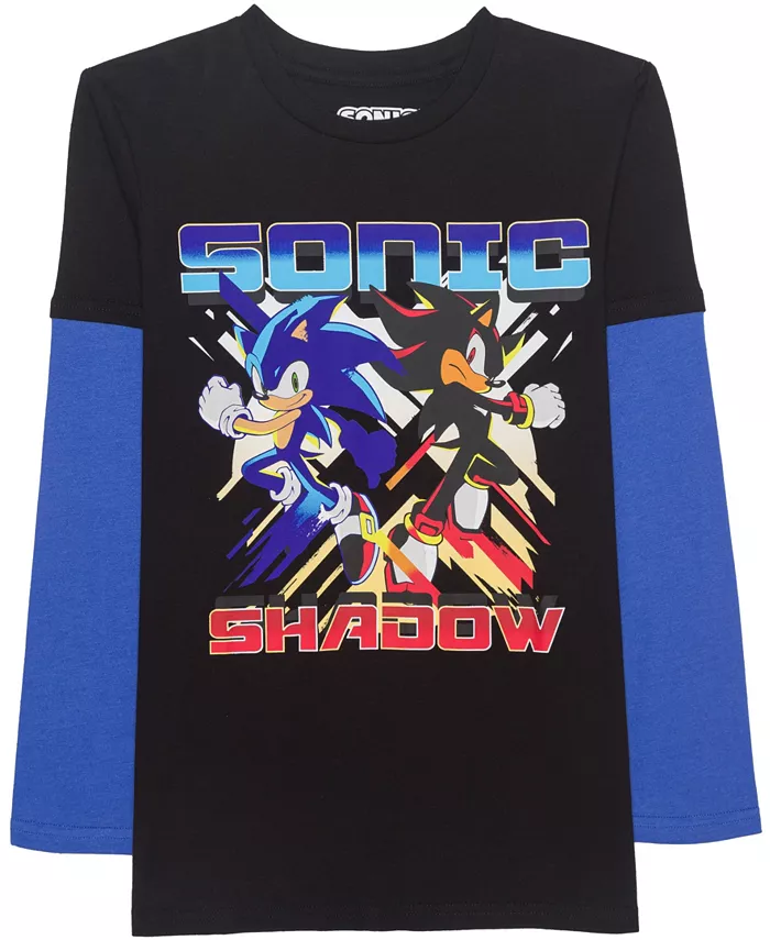 Мальчики 5-20 лонгслив Twofer T-Shirt Sonic, черный
Мальчики 5-20 лонгслив Twofer T-Shirt Sonic, черный