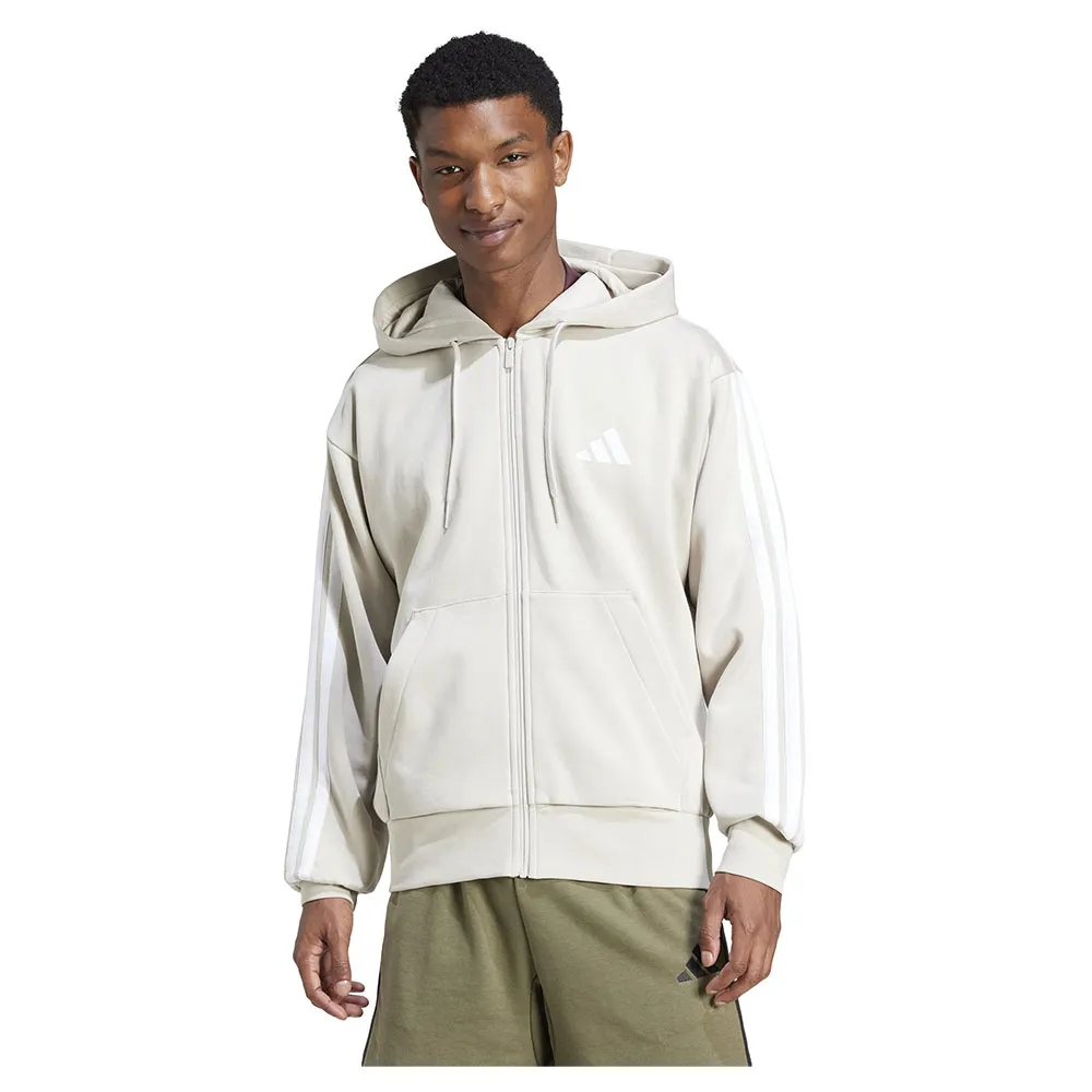 Толстовка adidas Essentials 3 Stripes Fleece full zip, бежевый
Толстовка adidas Essentials 3 Stripes Fleece full zip, бежевый