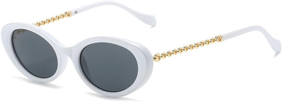 Классические овальные солнцезащитные очки для женщин, модные очки с металлическими цепочками на дужках, очки «кошачий глаз» для мужчин, оливково-зеленые, с защитой от УФ-излучения UV400, SUN2127 Generic, White-black
Классические овальные солнцезащитные очки для женщин, модные очки с металлическими цепочками на дужках, очки «кошачий глаз» для мужчин, оливково-зеленые, с защитой от УФ-излучения UV400, SUN2127 Generic, White-black