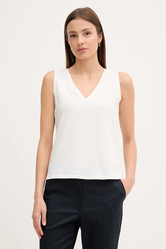 Хлопковая майка Sisley, белый
Хлопковая майка Sisley, белый