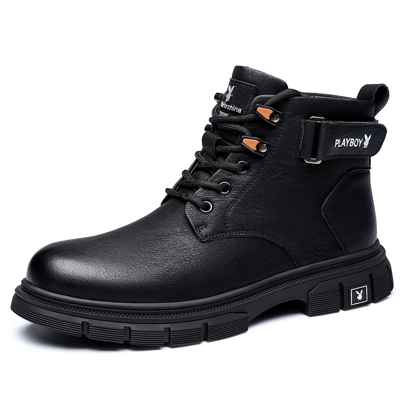 Playboy Мужские черные ботинки Martin
Playboy Мужские черные ботинки Martin