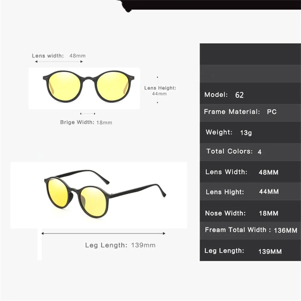 Женские круглые поляризованные солнцезащитные очки в стиле ретро, винтаж, для вождения, стимпанк. Мужские маленькие солнцезащитные очки UV400 KTUCN, Black Red
Женские круглые поляризованные солнцезащитные очки в стиле ретро, винтаж, для вождения, стимпанк. Мужские маленькие солнцезащитные очки UV400 KTUCN, Black Red