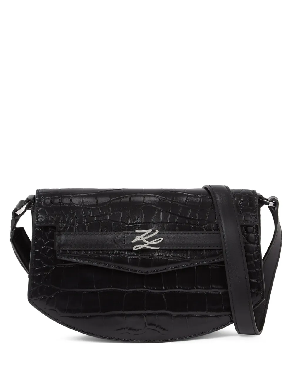 Сумка через плечо Karl Studio с тиснением под крокодила KARL LAGERFELD, черный
Сумка через плечо Karl Studio с тиснением под крокодила KARL LAGERFELD, черный