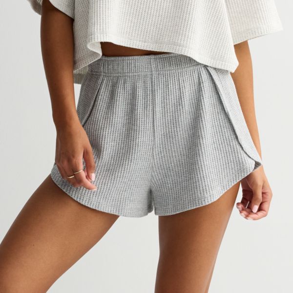 Детские высокие шорты с вафельной текстурой Dolphin So, цвет gray fox heather 
Детские высокие шорты с вафельной текстурой Dolphin So, цвет gray fox heather