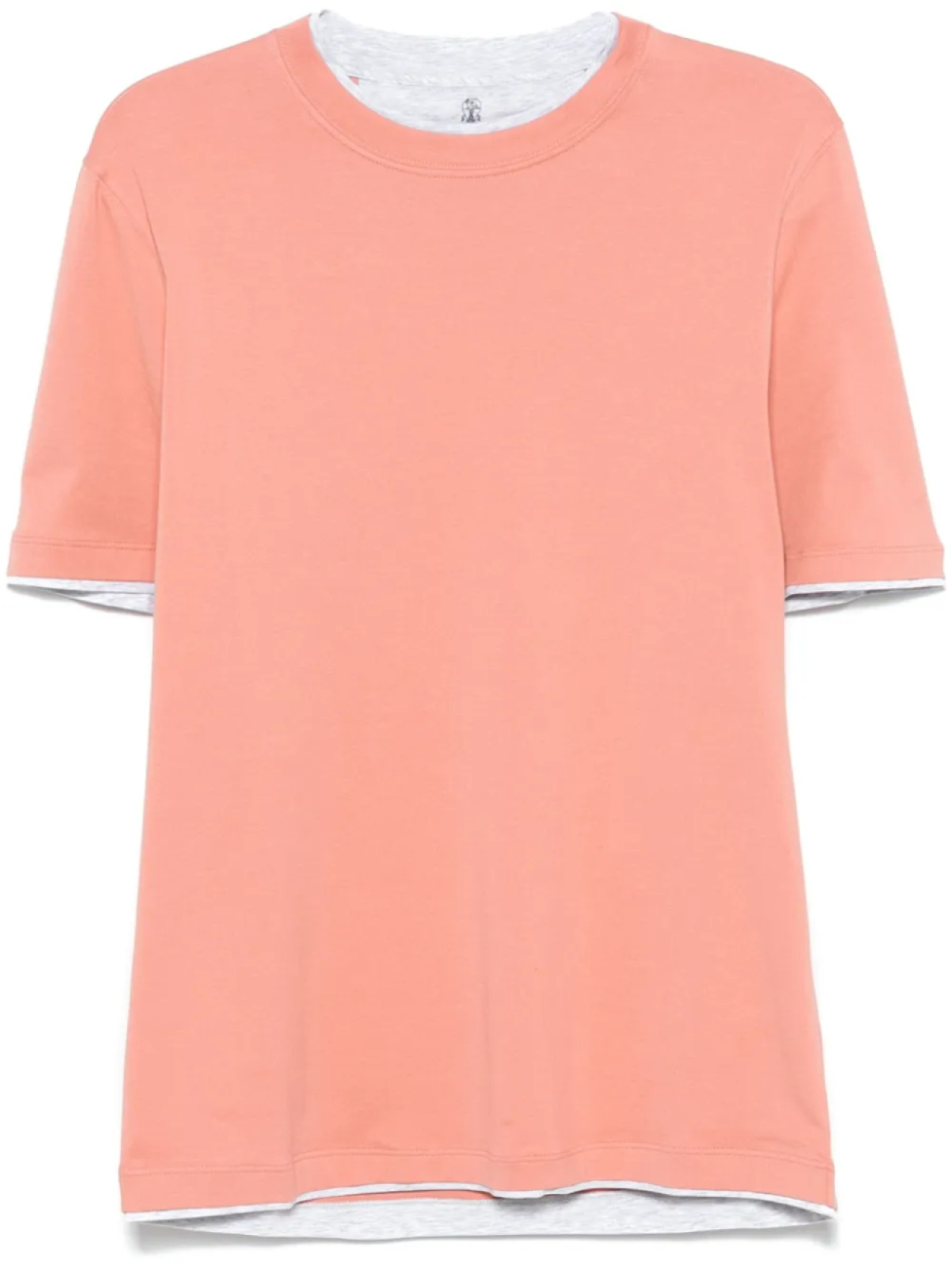 Хлопковая футболка Brunello Cucinelli, оранжевый
Хлопковая футболка Brunello Cucinelli, оранжевый