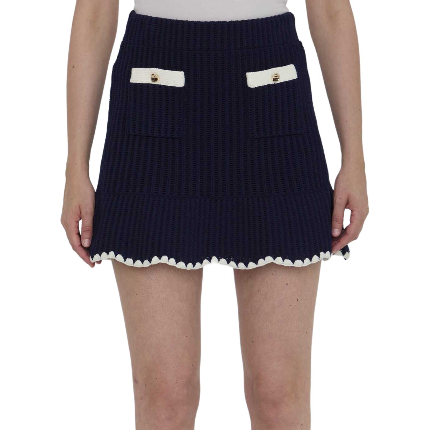 Мини-юбка в стиле crochet-knit Self-portrait, marine синий
Мини-юбка в стиле crochet-knit Self-portrait, marine синий