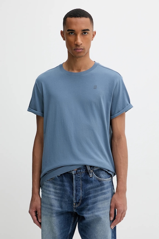Хлопковая футболка G-Star, синий
Хлопковая футболка G-Star, синий