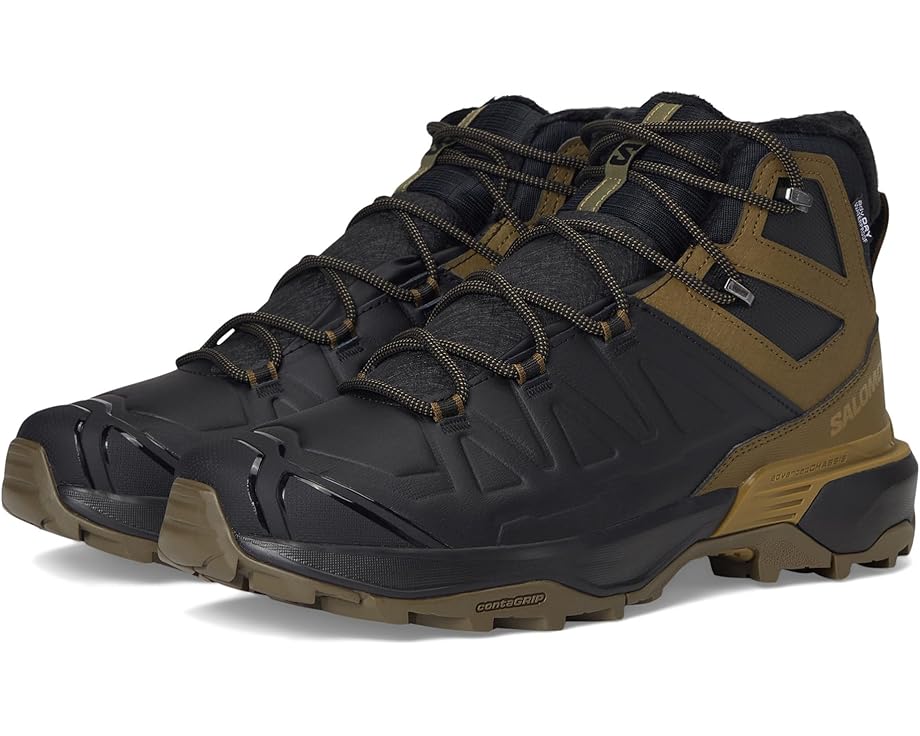 Мужские треккинговые ботинки Salomon X Ultra Snowpilot, Black/Military Olive/Gothic Olive
Мужские треккинговые ботинки Salomon X Ultra Snowpilot, Black/Military Olive/Gothic Olive
