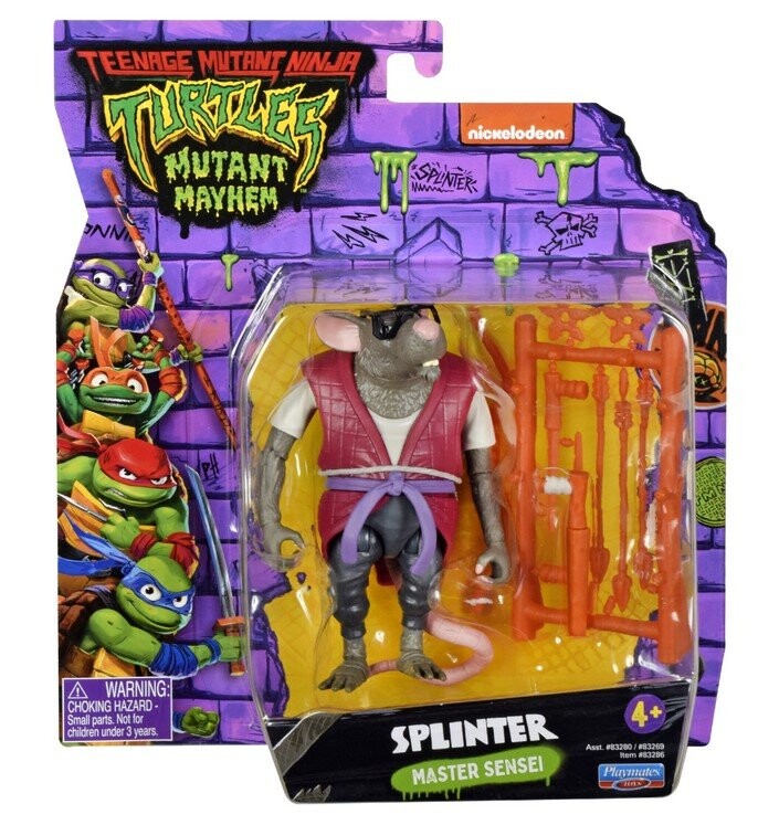 Teenage Mutant Ninja Turtles Movie Mutatnt Mayhem Базовая фигурка SPLINTER BASIC figure Wojownicze Żółwie Ninja
Teenage Mutant Ninja Turtles Movie Mutatnt Mayhem Базовая фигурка SPLINTER BASIC figure Wojownicze Żółwie Ninja