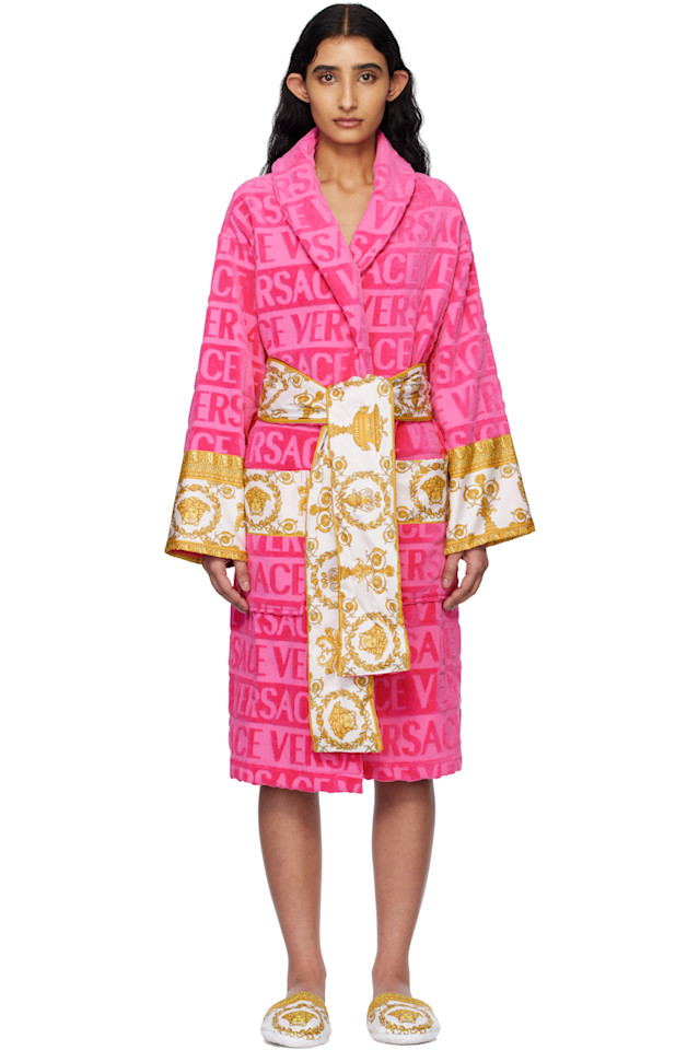 Банный халат I heart baroque Versace Underwear, розовый
Банный халат I heart baroque Versace Underwear, розовый