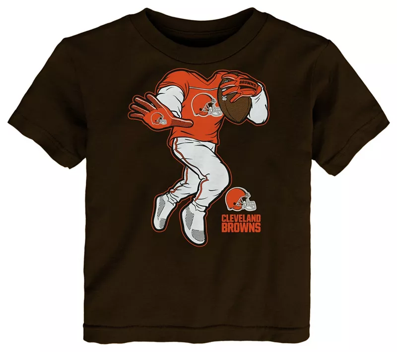 Одежда команды НФЛ для малышей Коричневая футболка с логотипом Cleveland Browns Nike 
Одежда команды НФЛ для малышей Коричневая футболка с логотипом Cleveland Browns Nike