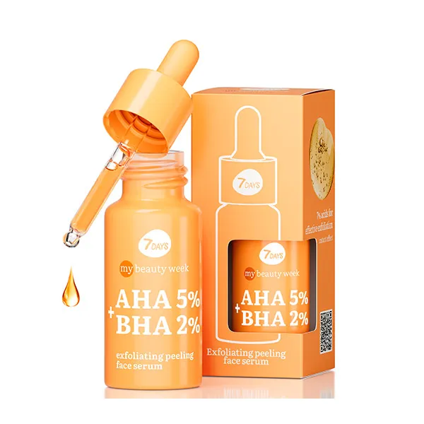 Очищающая сыворотка-пилинг Aha 5% Bha 2% 7 Days, 20 ml
Очищающая сыворотка-пилинг Aha 5% Bha 2% 7 Days, 20 ml