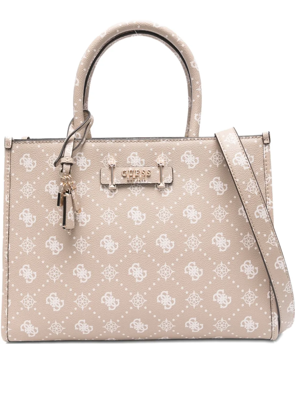Сумка-тоут с монограммой Guess Usa, бежевый
Сумка-тоут с монограммой Guess Usa, бежевый