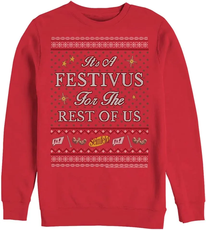 Толстовка Warner Bros Seinfeld Festivus Text
Толстовка Warner Bros Seinfeld Festivus Text