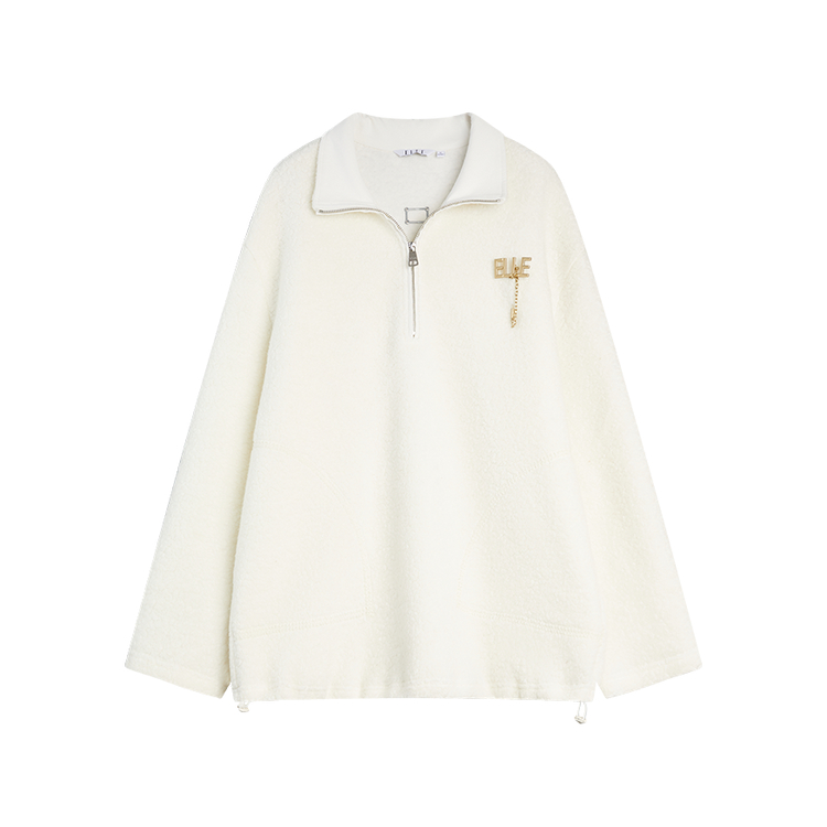 ELLE Свитшот женский Ecru с воротником стойкой
ELLE Свитшот женский Ecru с воротником стойкой