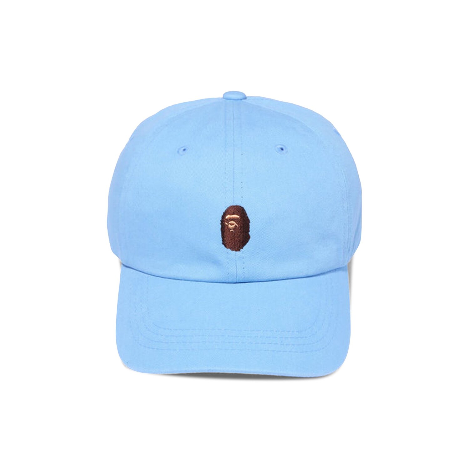 BAPE Кепка с одной точечной панелью Ape Head, Sax 
BAPE Кепка с одной точечной панелью Ape Head, Sax