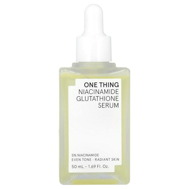 One Thing, Сыворотка с никотинамидом и глутатионом, 50 мл (1,69 жидк. Унции)
One Thing, Сыворотка с никотинамидом и глутатионом, 50 мл (1,69 жидк. Унции)