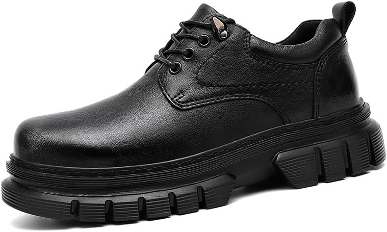 Кожаная обувь Platform Workwear, модные повседневные мужские туфли Sfwarmart, черный
Кожаная обувь Platform Workwear, модные повседневные мужские туфли Sfwarmart, черный