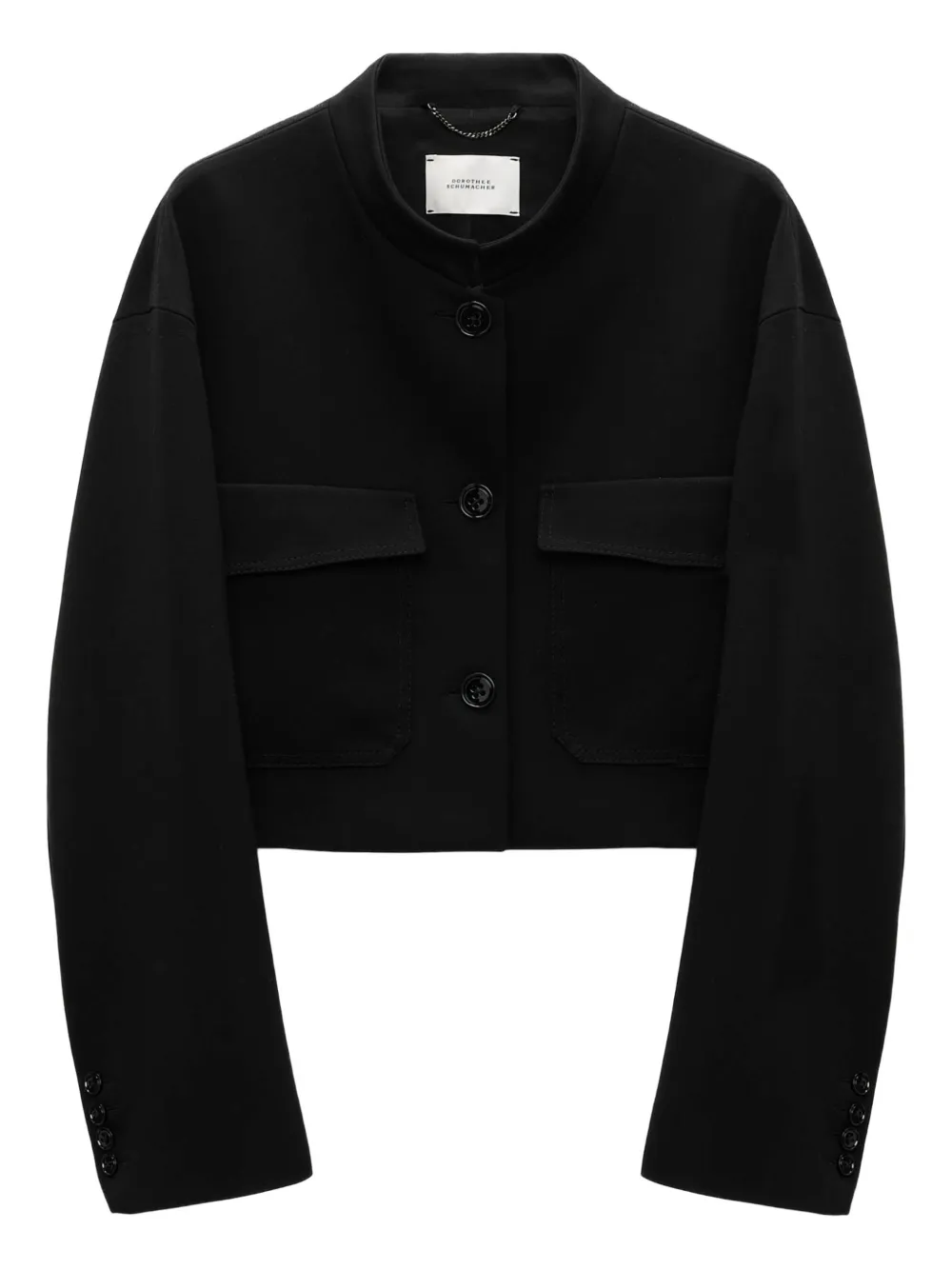 Укороченная куртка с карманами Dorothee Schumacher, черный
Укороченная куртка с карманами Dorothee Schumacher, черный