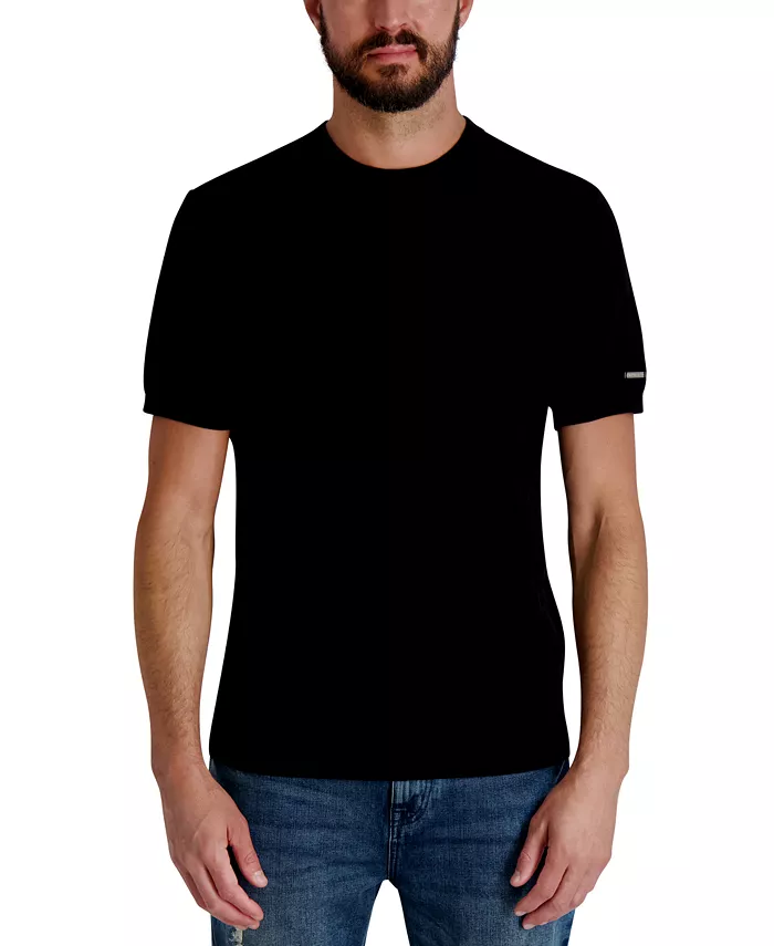 Мужской джерси свитер с жаккардовым узором Karl Lagerfeld Paris, черный
Мужской джерси свитер с жаккардовым узором Karl Lagerfeld Paris, черный