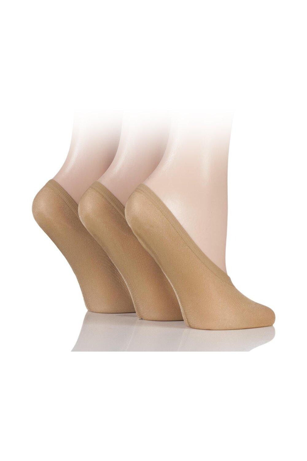 3 пары мягких блестящих носков-вкладышей для обуви SOCKSHOP, нюд
3 пары мягких блестящих носков-вкладышей для обуви SOCKSHOP, нюд