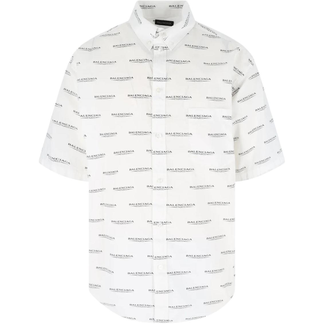 Рубашка с принтом логотипа Balenciaga, белый
Рубашка с принтом логотипа Balenciaga, белый