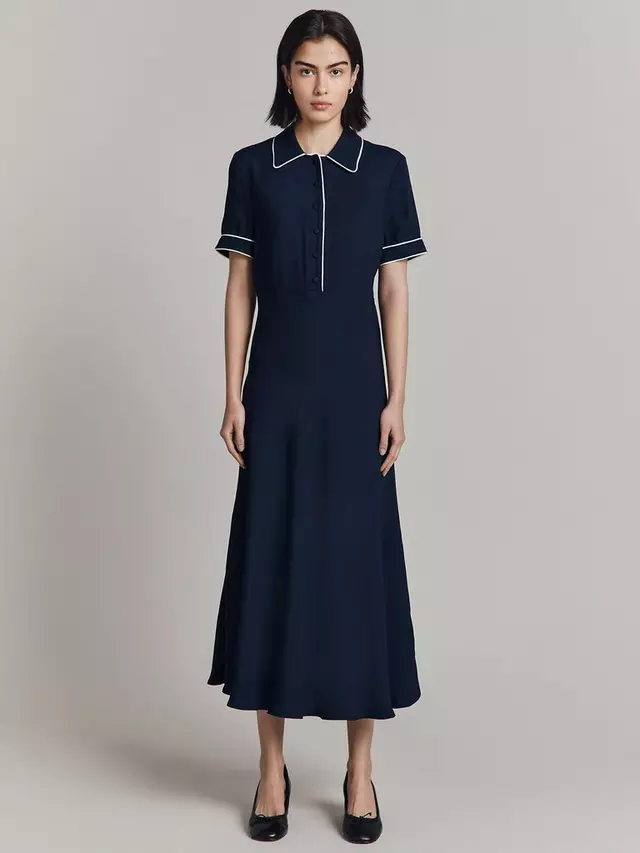 Платье Ghost Sophia Contrast Piping Midi, темно-синий
Платье Ghost Sophia Contrast Piping Midi, темно-синий