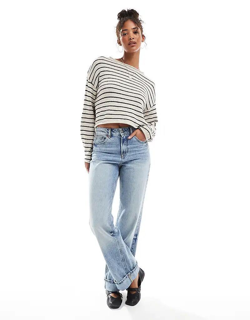 Свитер Cotton On с отворотом и вырезом-лодочкой в полоску из камня Cotton:On
Свитер Cotton On с отворотом и вырезом-лодочкой в полоску из камня Cotton:On