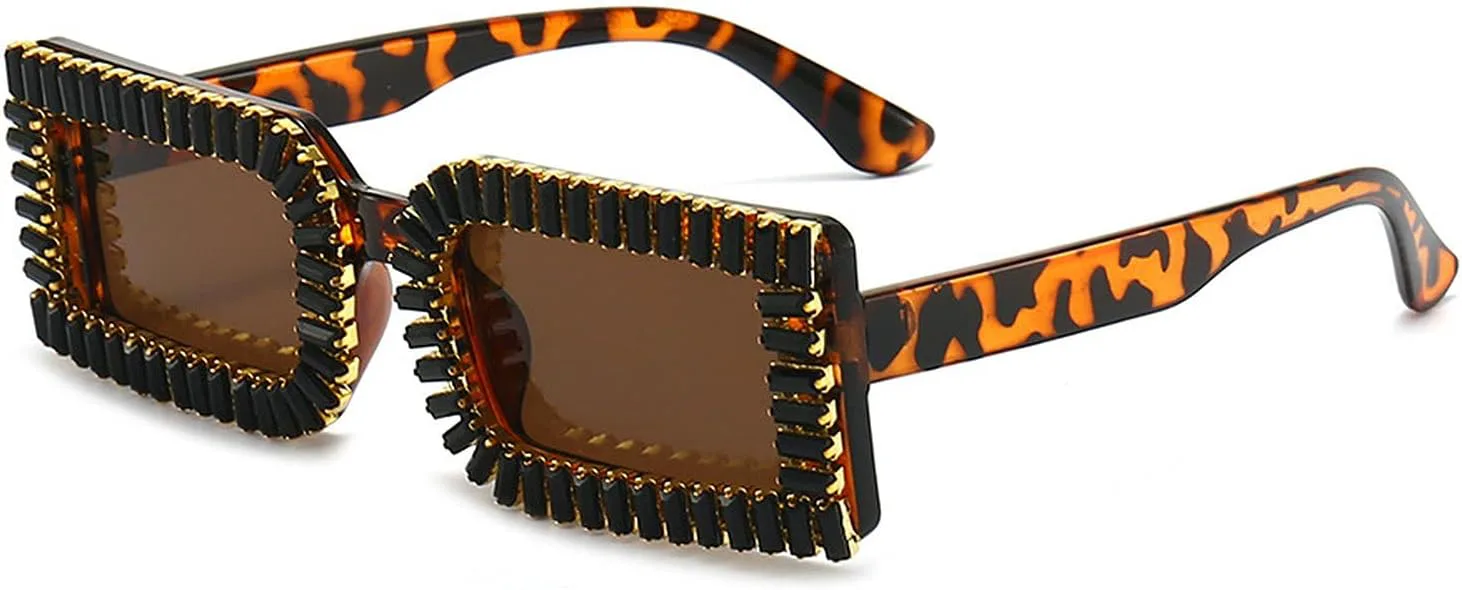 Женские солнцезащитные очки COTIA маленького прямоугольного размера, элегантные, со стразами и бриллиантами, модные квадратные очки с кристаллами, Leopard
Женские солнцезащитные очки COTIA маленького прямоугольного размера, элегантные, со стразами и бриллиантами, модные квадратные очки с кристаллами, Leopard