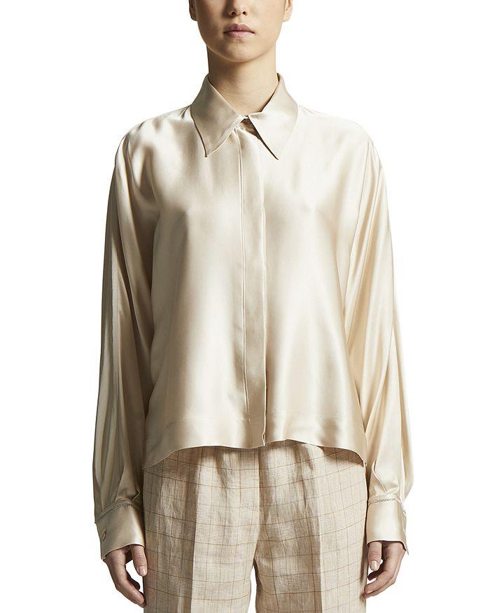 Рубашка на пуговицах Peserico, золотой
Рубашка на пуговицах Peserico, золотой