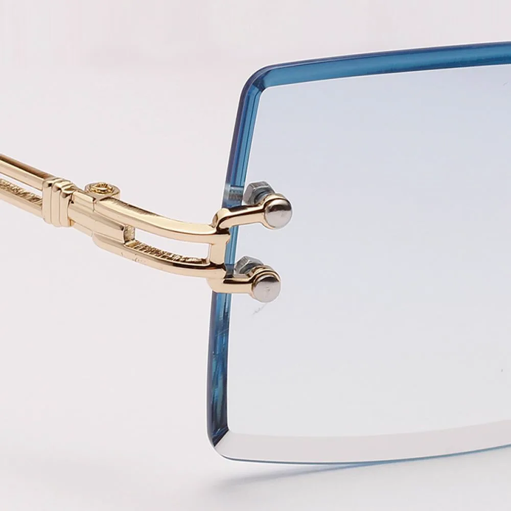 Солнцезащитные очки MUTYNE в стиле ретро без оправы, женские, прозрачные, зеленые, голубые, прямоугольные, с защитой от УФ-излучения UV400, Gold With Clear
Солнцезащитные очки MUTYNE в стиле ретро без оправы, женские, прозрачные, зеленые, голубые, прямоугольные, с защитой от УФ-излучения UV400, Gold With Clear