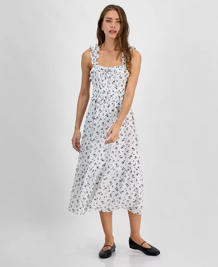 Платье миди без рукавов с оборками и квадратным вырезом для юниоров Kingston Grey, мультиколор
Платье миди без рукавов с оборками и квадратным вырезом для юниоров Kingston Grey, мультиколор