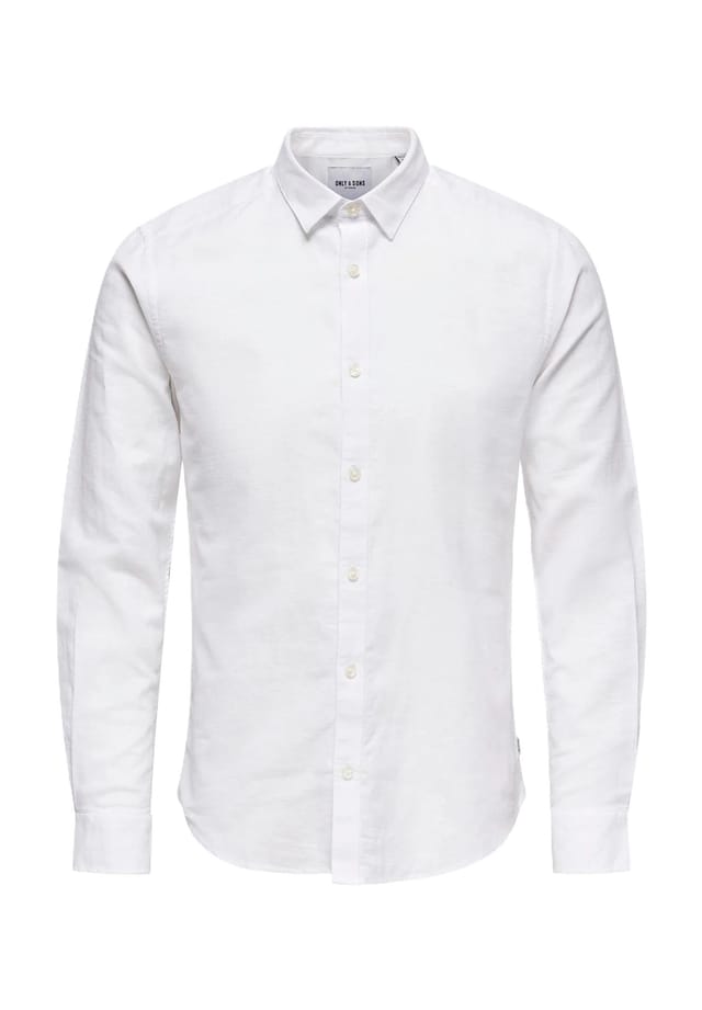 Рубашка "caiden" облегающая с длинным рукавом и воротником-стойкой Only & Sons, белый
Рубашка "caiden" облегающая с длинным рукавом и воротником-стойкой Only & Sons, белый