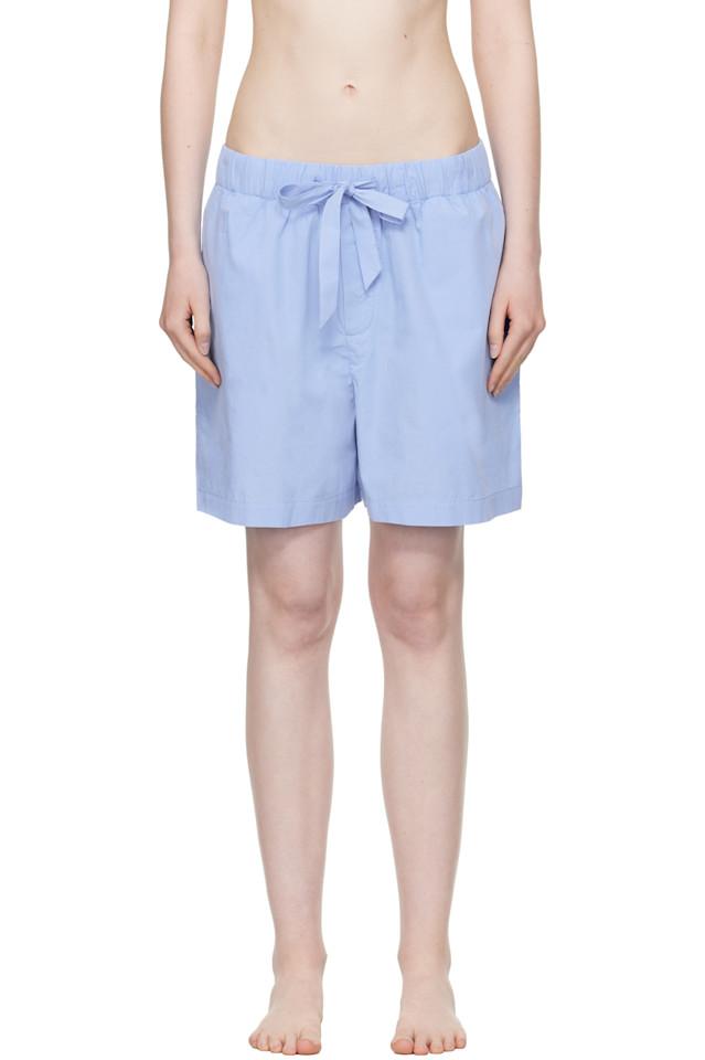 Пижамные шорты из поплина Tekla, синий
Пижамные шорты из поплина Tekla, синий