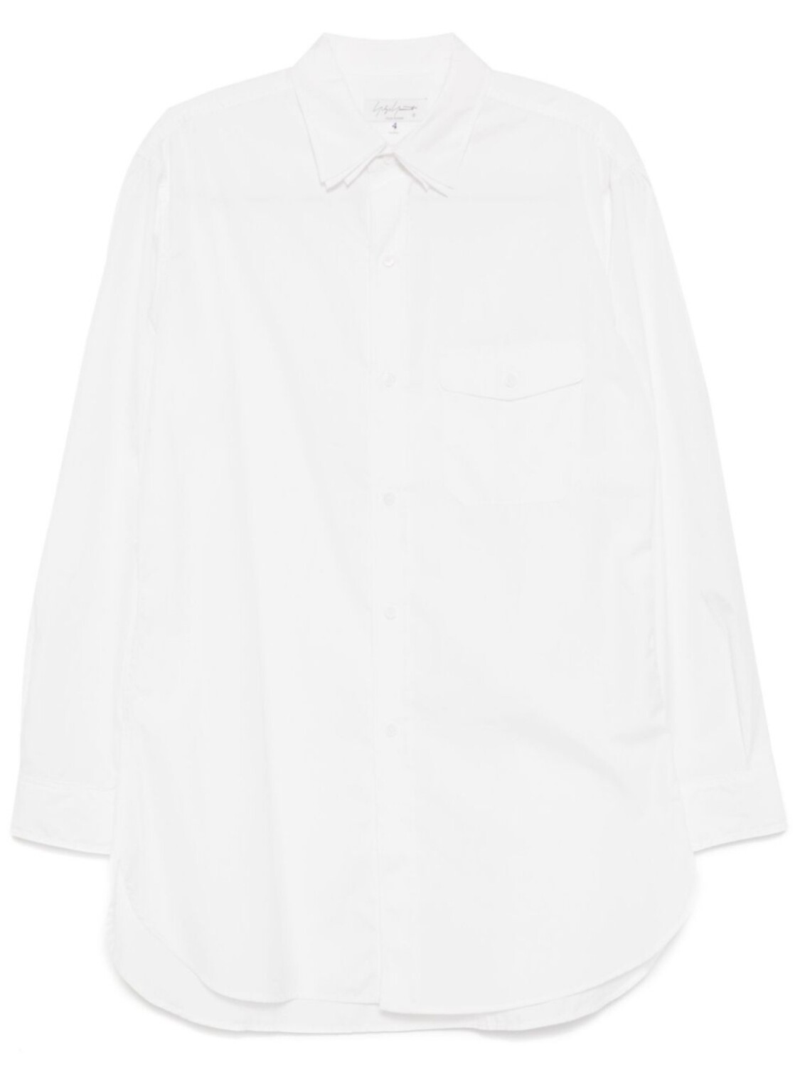 Рубашка с застежкой на пуговицу на груди Yohji Yamamoto, белый
Рубашка с застежкой на пуговицу на груди Yohji Yamamoto, белый