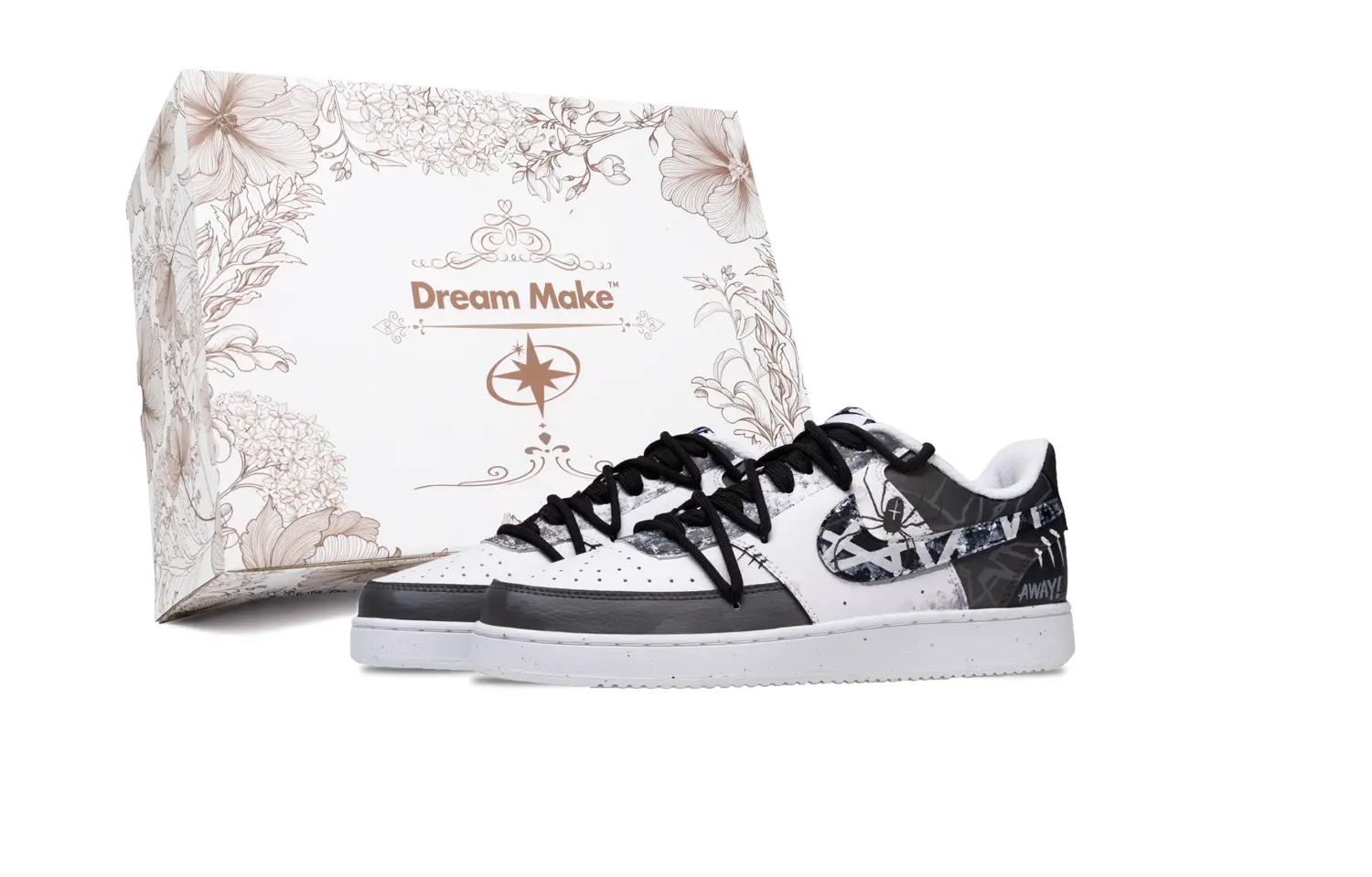 Nike Кроссовки Court Vision 1 Dustproof Box с антискользящим покрытием, износостойкие, низкие, мужские, черные 
Nike Кроссовки Court Vision 1 Dustproof Box с антискользящим покрытием, износостойкие, низкие, мужские, черные