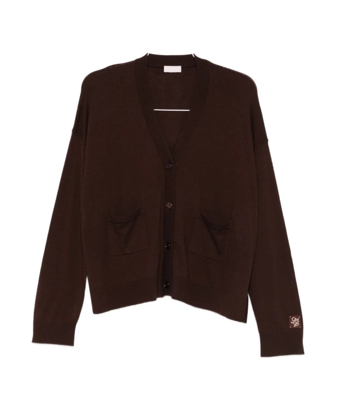 Кардиган с V-образным вырезом Liu Jo, коричневый
Кардиган с V-образным вырезом Liu Jo, коричневый