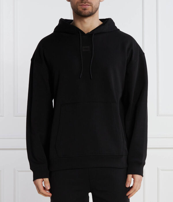 Толстовка Hugo хлопковая однотонная, черный
Толстовка Hugo хлопковая однотонная, черный