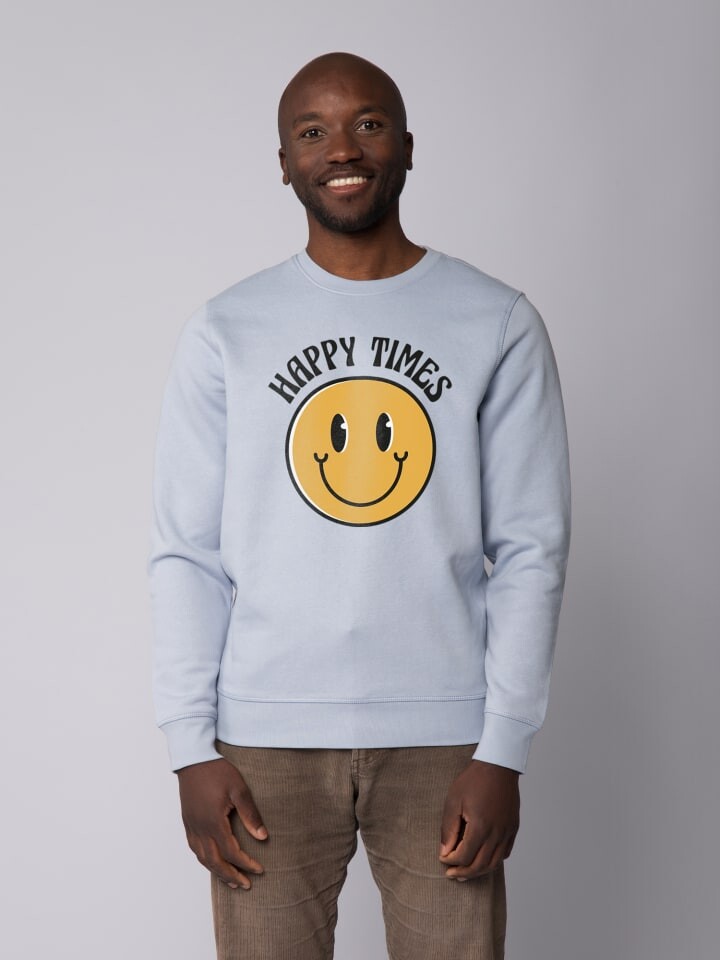 Толстовка wat Apparel Happy times smiley emoji, цвет serene blue
Толстовка wat Apparel Happy times smiley emoji, цвет serene blue